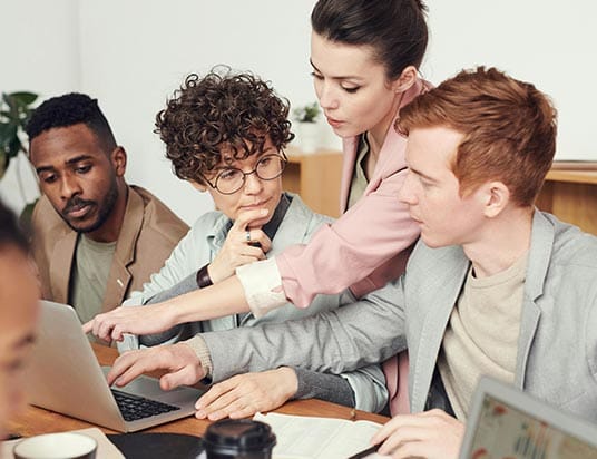 equipa de desenvolvimento de websites